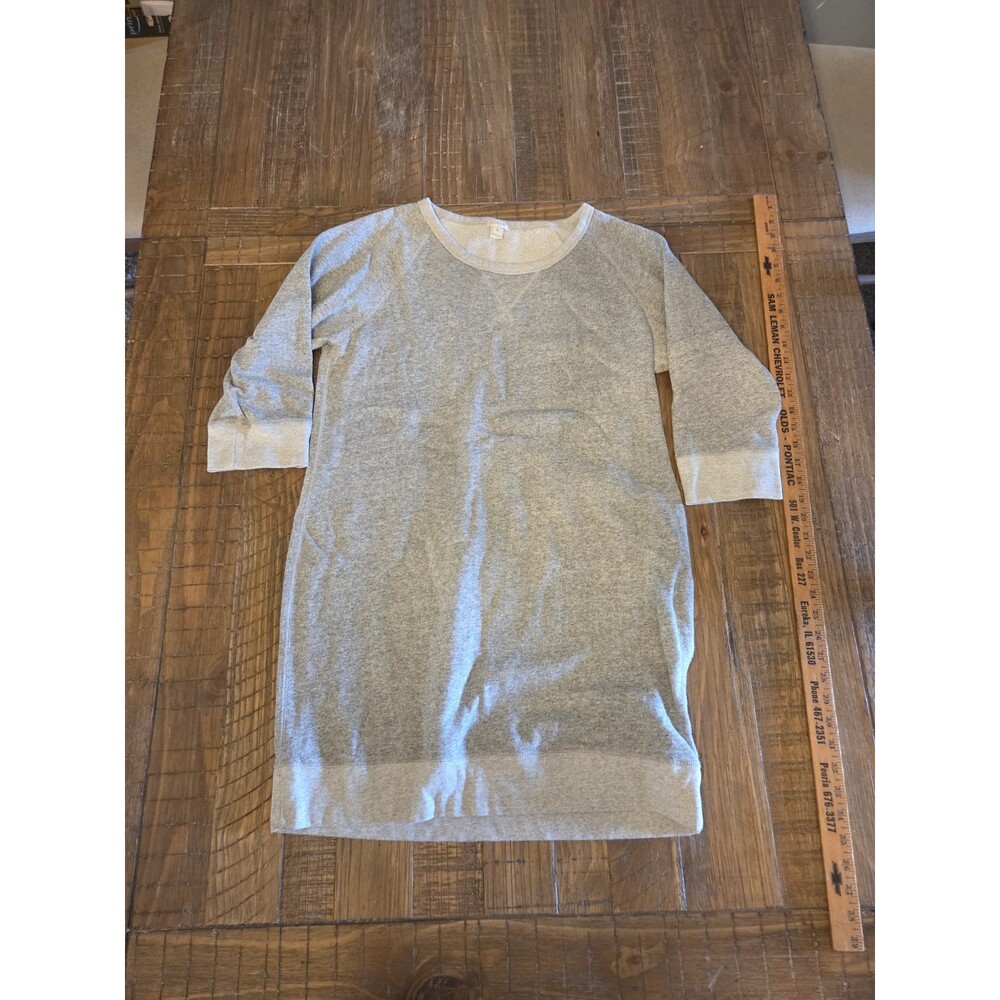 j crew long sweatshirt xl
